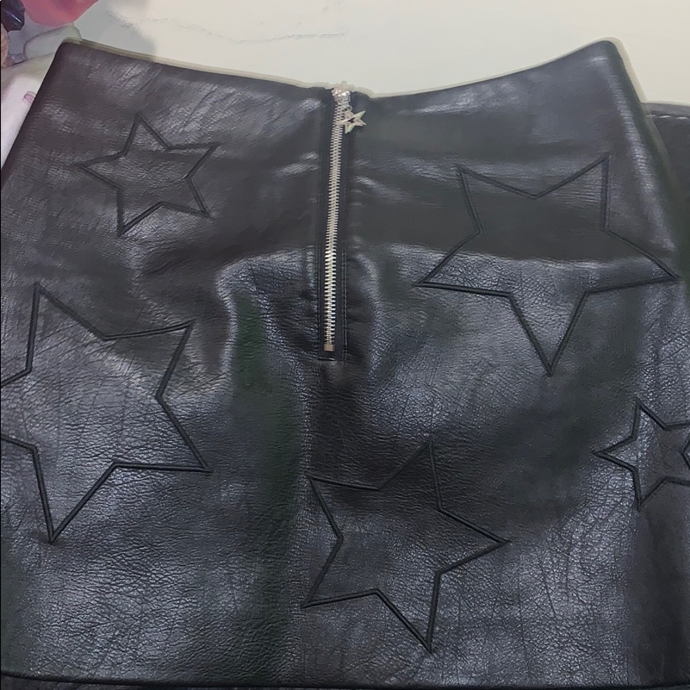 Hm leather skirt size 8